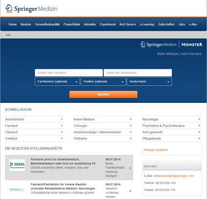 Neue-Karriereplattform-Springer-Medizin-und-Monster-kooperieren