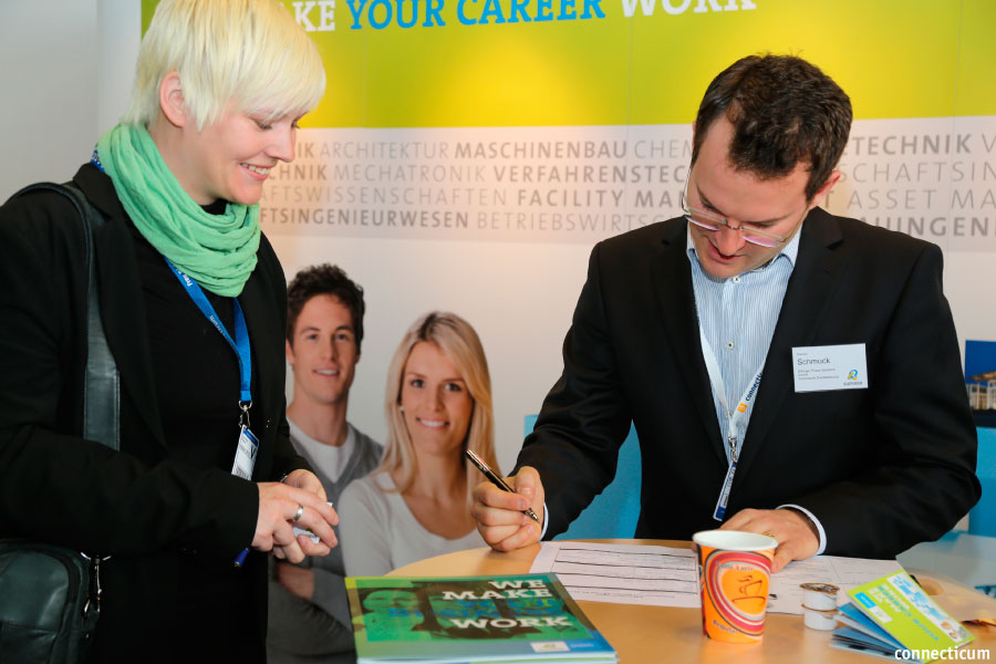 Bilfinger bei der Personalrekrutierung auf der Karrieremesse in Berlin