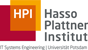 Hasso-Plattner-Institut für Softwaresystemtechnik GmbH - Logo