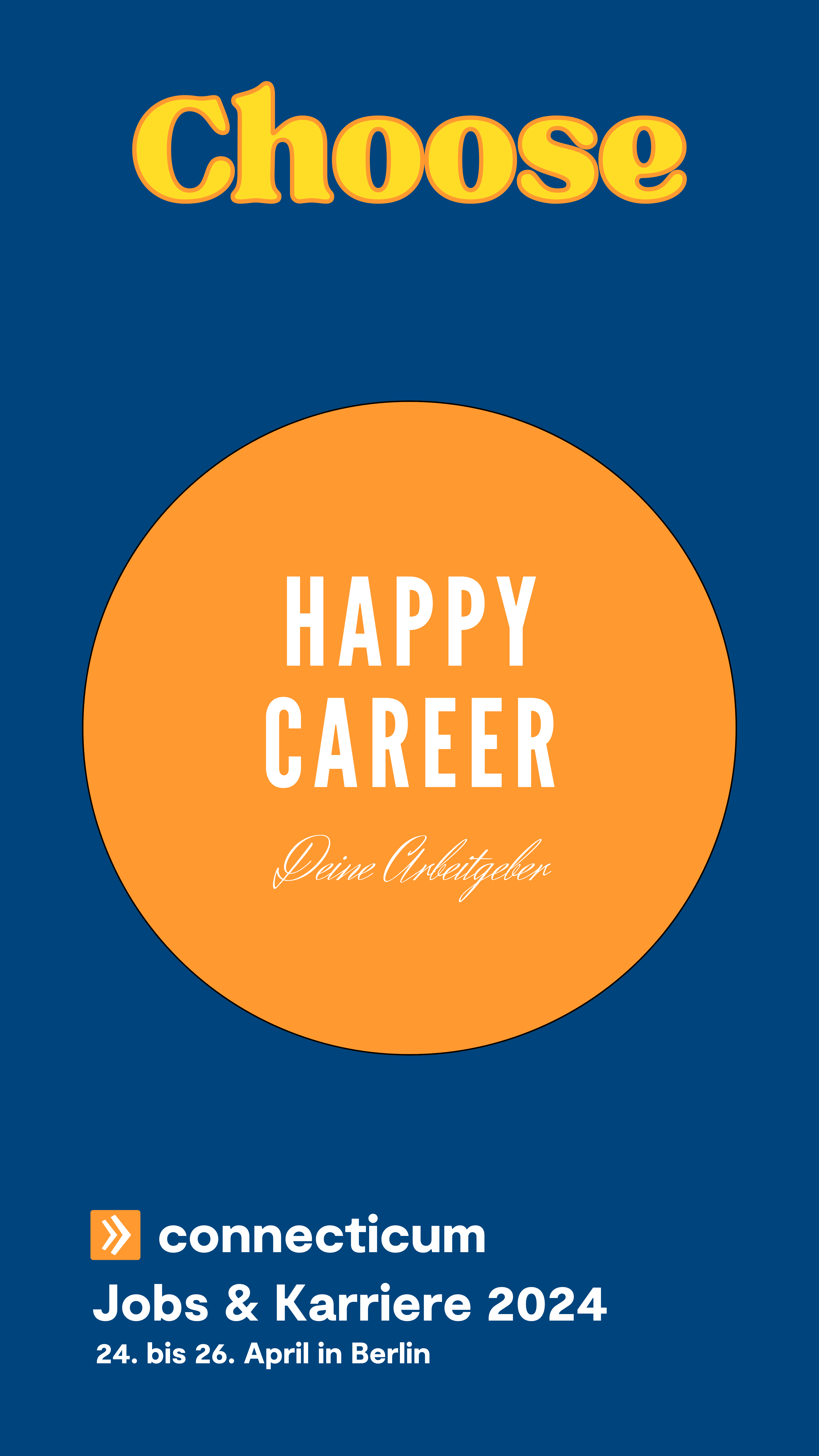 connecticum Messebanner Happy Career