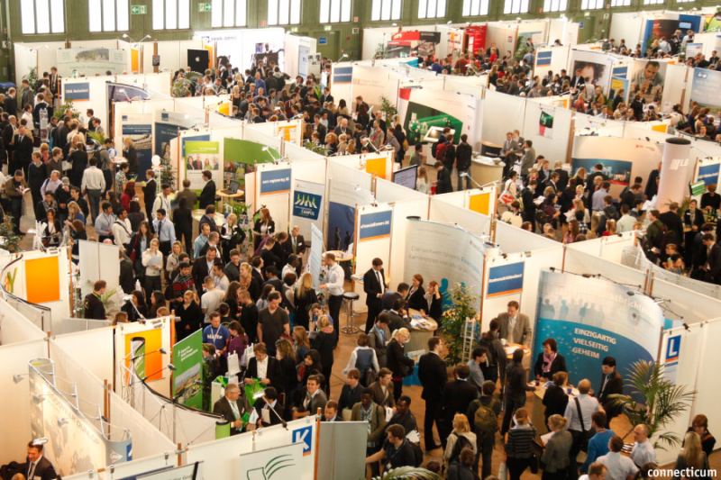 Top Arbeitgeber aus Deutschland und Welt sind auf der Messe vetreten