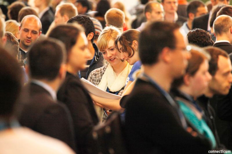 Über Jobchancen informieren Karrieretage