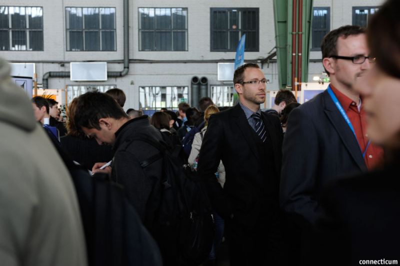Nach dem Auslandsaufenthalt wieder auf die Recruiting-Messe