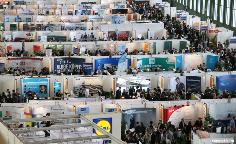 Deutschlands beste Arbeitgeber sind auf dem Karriereevent vetreten