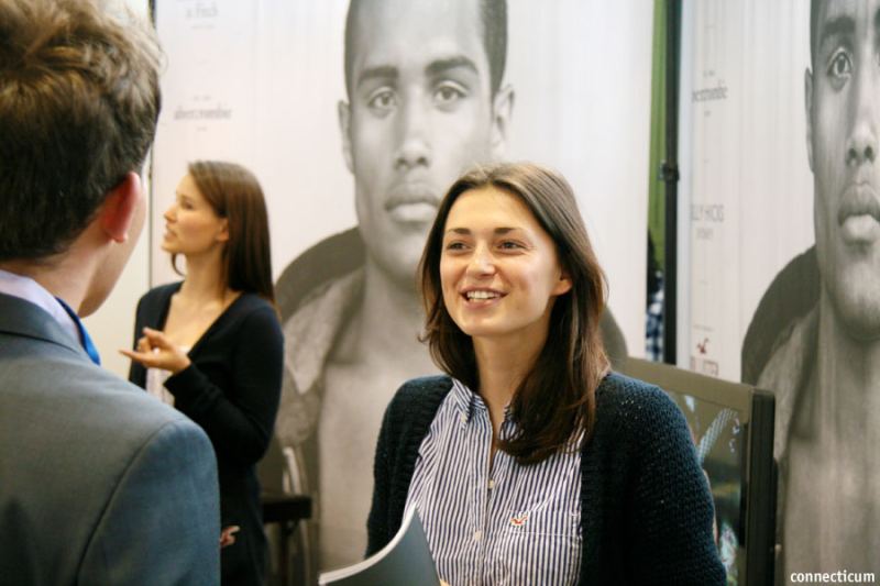 Beliebte Arbeitgeber wie Abercrombie sind auf den Karrieretagen vertreten
