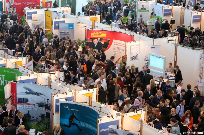 Personalrekrutierung trifft Karriereplanung auf den Jobmessen in Berlin
