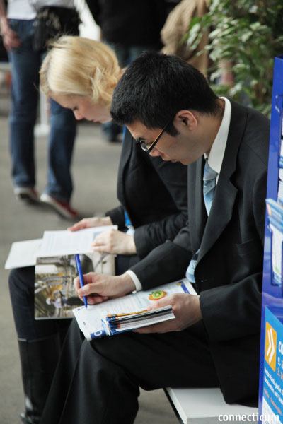 Die Checkliste zur Messe hilft Bewerbern bei der Orientierung
